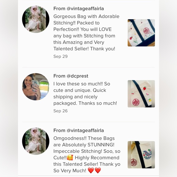 Embroidered Trader Joe’s Canvas Tote | Boho Reusable Market Bag | Gift Idea - Picture 8 of 9